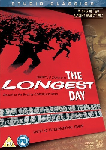 Den Längsta Dagen - WWII Epos med John Wayne, Richard Burton, Sean Connery, Henry Fonda - DVD