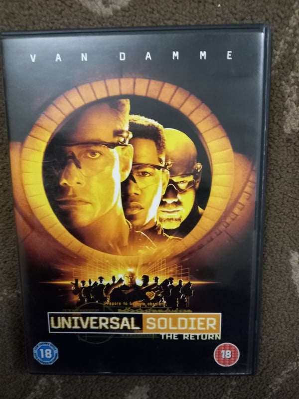 Universal Soldier: The Return (DVD, 18 år, Van Damme)