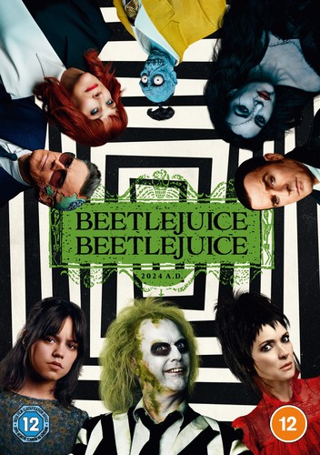 Beetlejuice Beetlejuice Michael Keaton Burton DVD (2024)
