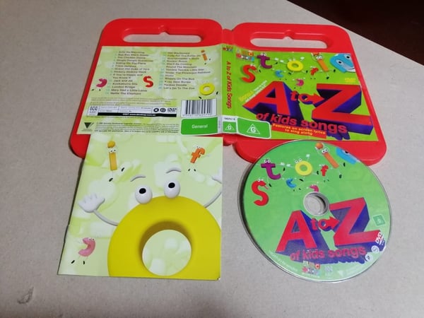 A to Z of Kids Songs DVD kirjasella