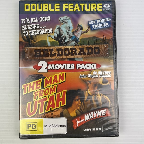 Heldorado & The Man from Utah – Dobbeltpakke DVD (Region ALL)