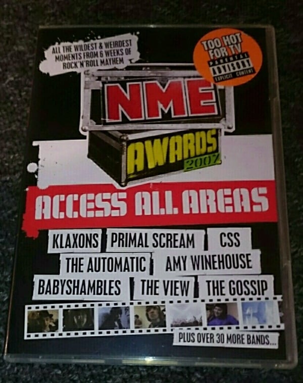 NME Awards: Access All Areas DVD (Bands, Interviews, Sladder)