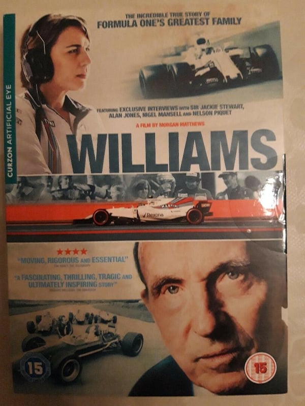 Williams: Sir Frank & Claire – Formel 1 Dokumentar (2017) DVD
