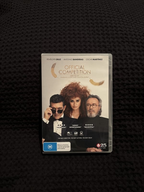 Official Competition (2021) med Banderas, Cruz, Cohn – DVD