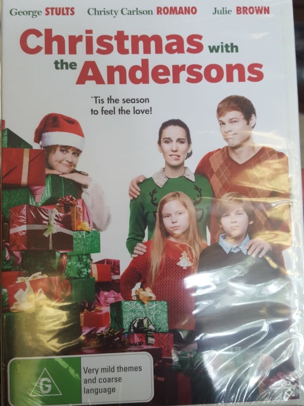 Christmas with the Andersons DVD (George Stults, Christy Carlson Romano)