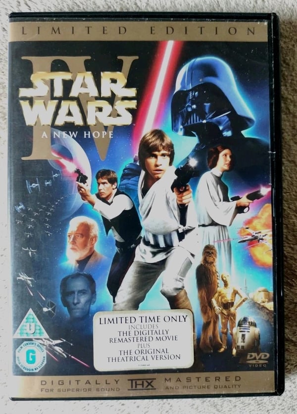 Star Wars: A New Hope (1977) - Sjelden original teaterversjon på DVD Star Wars: A New Hope (1977) - Sjelden original teaterversjon på DVD