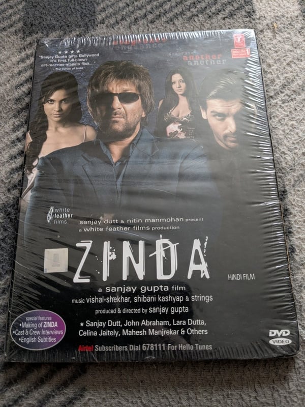 Zinda – Indisk Bollywood-thriller på DVD