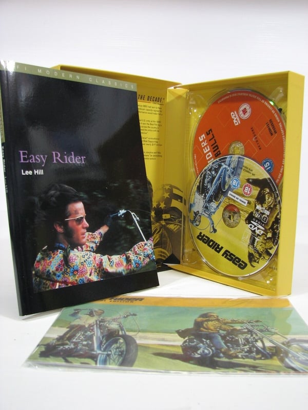 Easy Rider Special Edition DVD – 2 levyä, BFI-kirja, 4 postikorttia