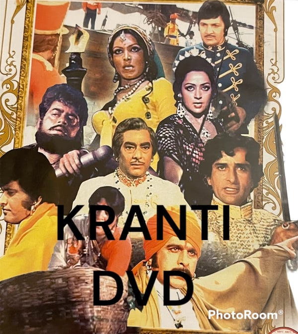 Kranti – Indisk Bollywood-film (Hindi/Punjabi) – Romantisk drama på DVD