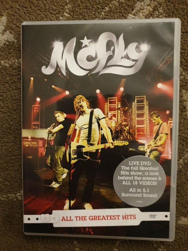 McFly: Greatest Hits (Konsertti & 18 Musiikkivideota) DVD
