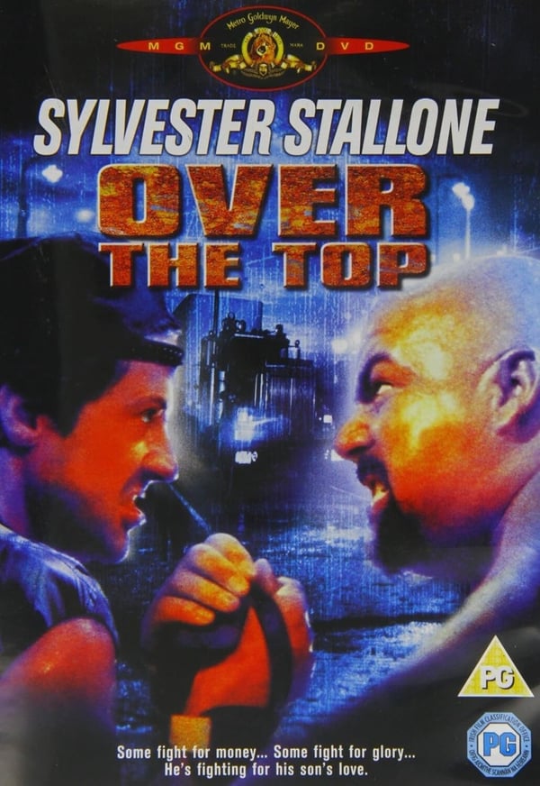 Over The Top (1980-talls armbryterfilm) med Sylvester Stallone (DVD)