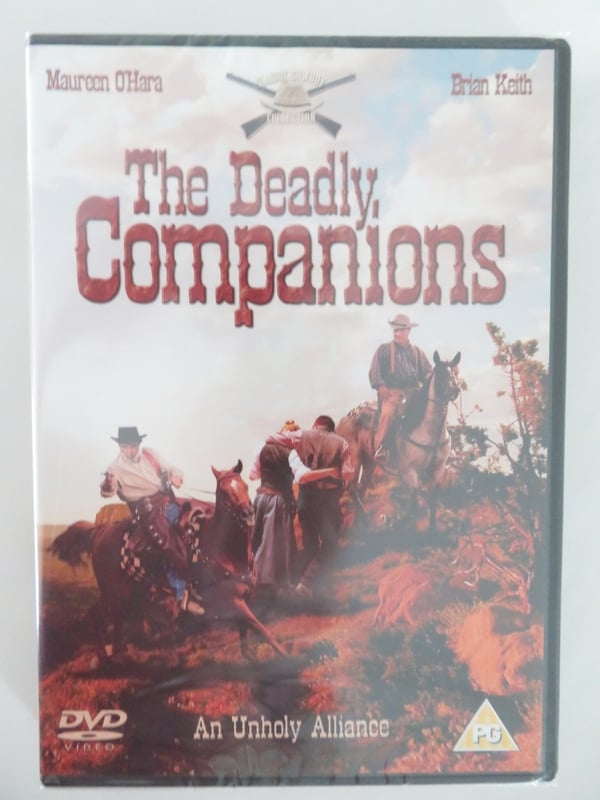 The Deadly Companions DVD (1961) med Maureen O'Hara, Brian Keith