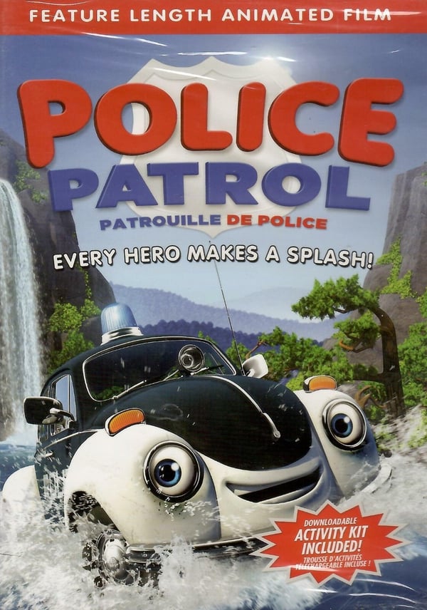 Police Patrol - Animerad barnfilm (74 min) - DVD