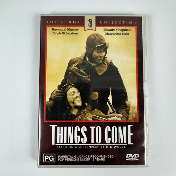 Things to Come DVD (1936) med Raymond Massey, Edward Chapman