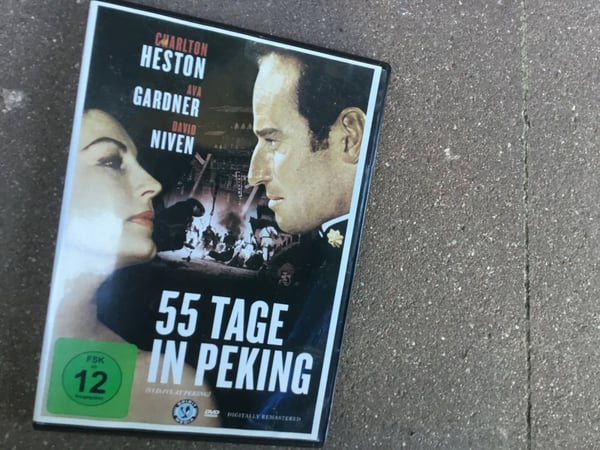 55 Dager i Beijing DVD med Charlton Heston & Ava Gardner (1963)