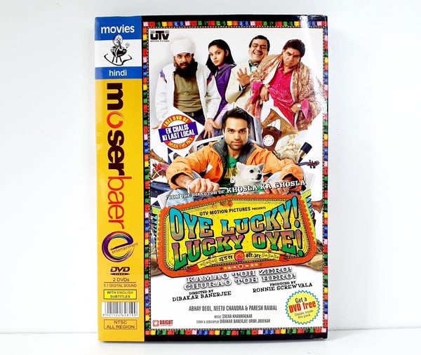 OYE LUCKY! LUCKY OYE! – Bollywoodfilm med Abhay Deol på DVD