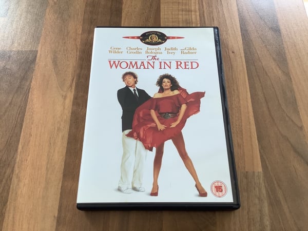 The Woman In Red DVD med Gene Wilder – UK-utgave