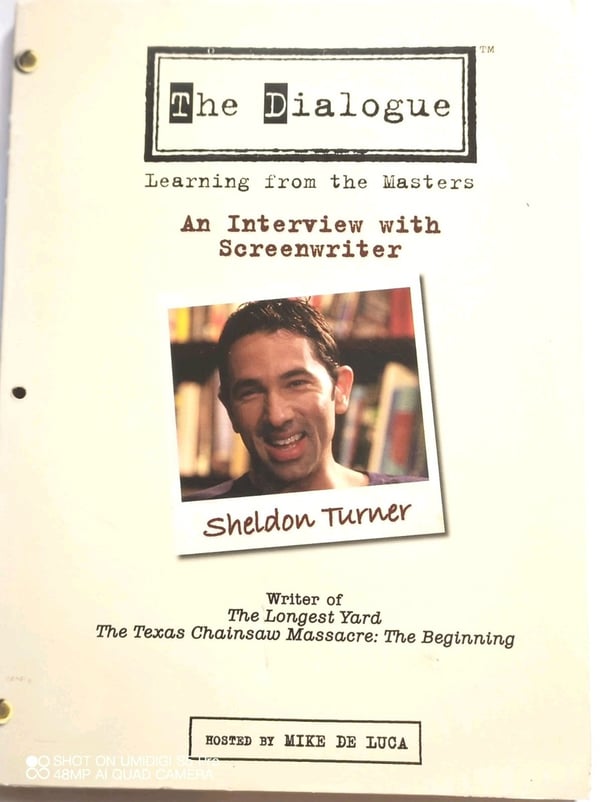 The Dialogue: Learning From The Masters - Intervju med Sheldon Turner - Sjelden DVD