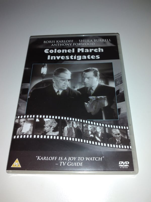 Colonel March Investigates med Boris Karloff – DVD