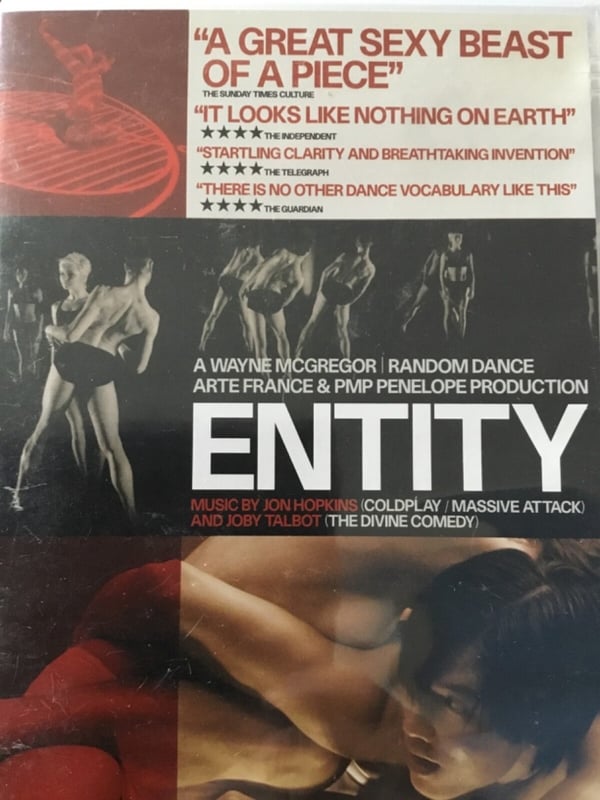 Entity: Wayne McGregor Random Dance, musiikki Jon Hopkins DVD