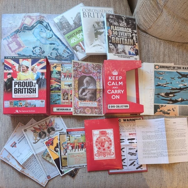 Proud to Be British Boxset + Memorabilia DVD