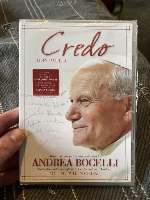 Credo - Johannes Paul II (med Andrea Bocelli) DVD