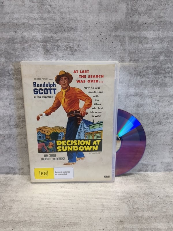 Decision At Sundown (1957) – Klassisk Western DVD
