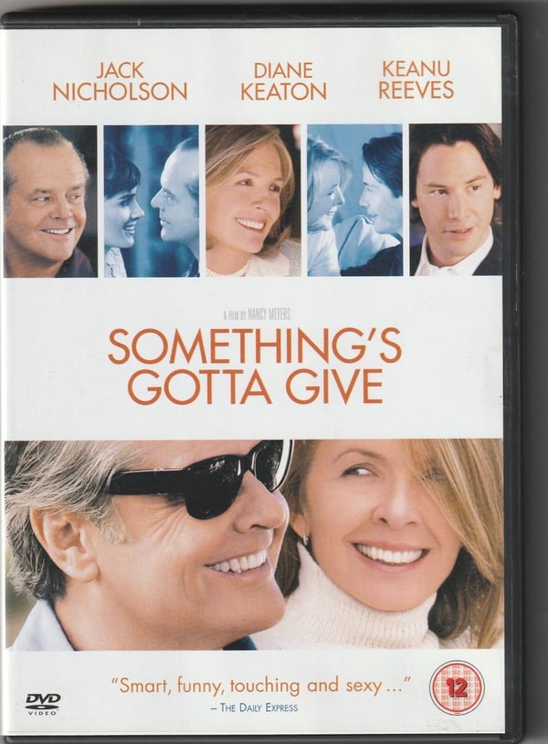 Something's Gotta Give DVD med Jack Nicholson, Diane Keaton, Keanu Reeves