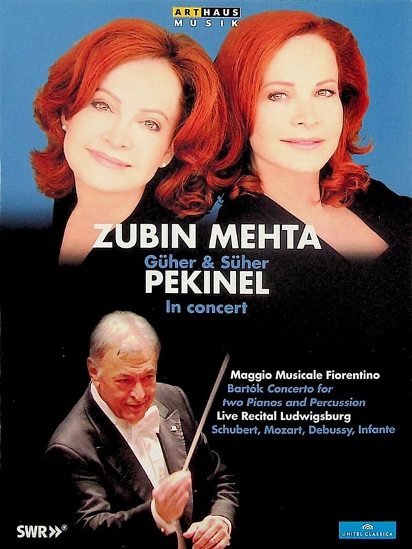 Zubin Mehta - Güher & Süher Pekinel In Concert & CD (Bartók/To klaverer Etc) DVD