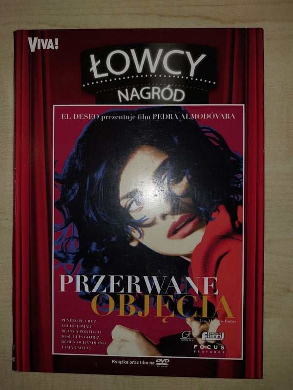 Przerwane Objecia DVD med Almodóvar, Penélope Cruz