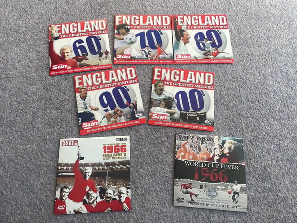 Englannin Jalkapallo: Greatest Matches Promo Discs 60-00-luvut (1966) DVD