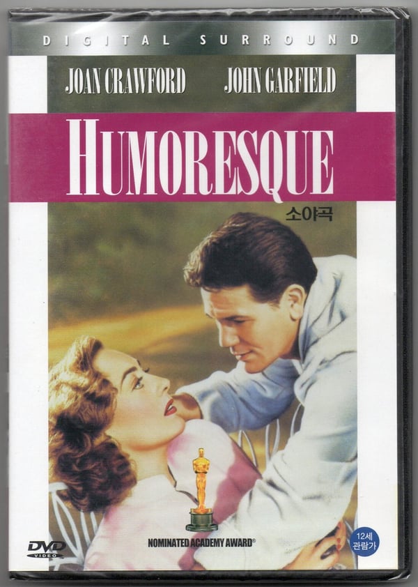 Humoresque - Joan Crawford, John Garfield (1949) DVD, Region Fri