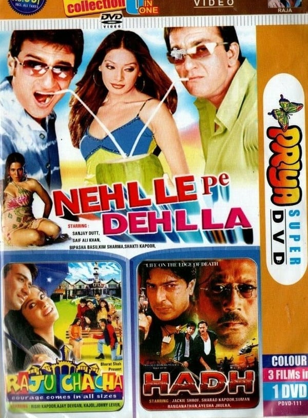 Bollywood 3-i-1 DVD: Raju Chacha, Hadh, Nehlee Pe Dehlla