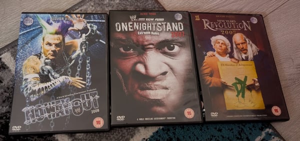 3x WWE DVD: No Way Out, One Night Stand, Years of Revolution (2008)