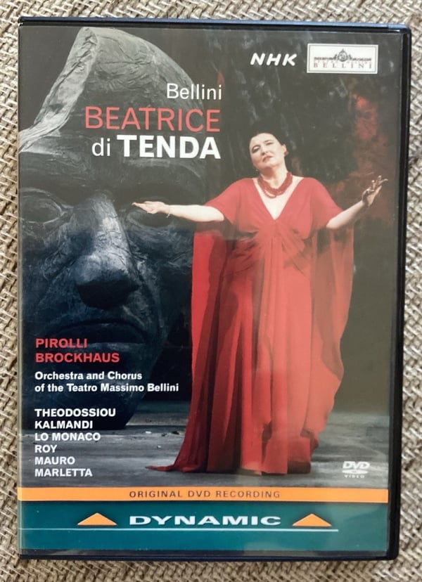 Bellini - Beatrice Di Tenda DVD (2013)