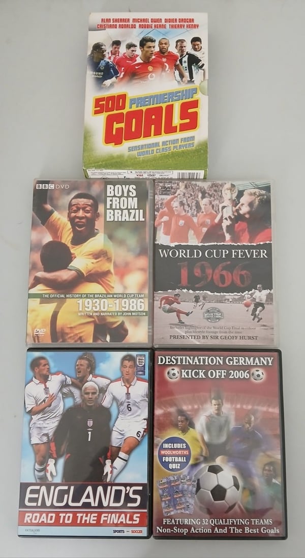 Fodboldpakke: VM-feber, 500 Premier League-mål etc. DVD (1966)