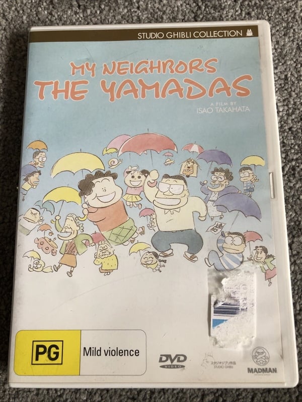 Mine naboer Yamadas (1999) – Studio Ghibli Anime DVD