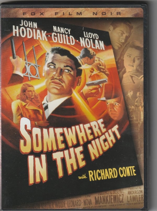 Somewhere In The Night DVD med John Hodiak, Nancy Guild, Lloyd Nolan