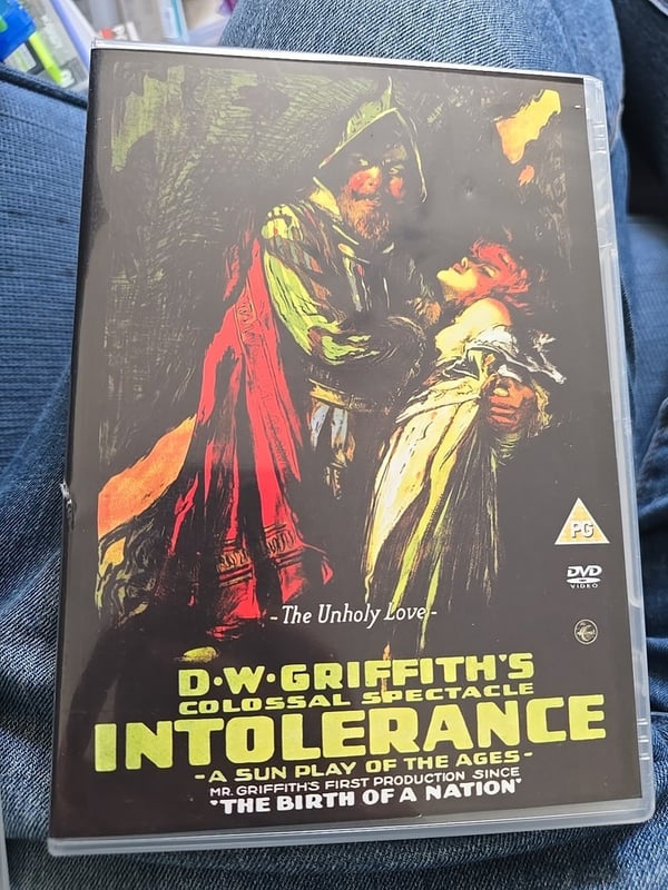 Intolerance – Lillian Gish, D.W. Griffith Stumfilm DVD (1916)
