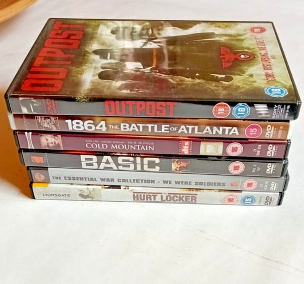 6 x Historiske Krigsfilm DVD: Outpost, 1864, Cold Mountain