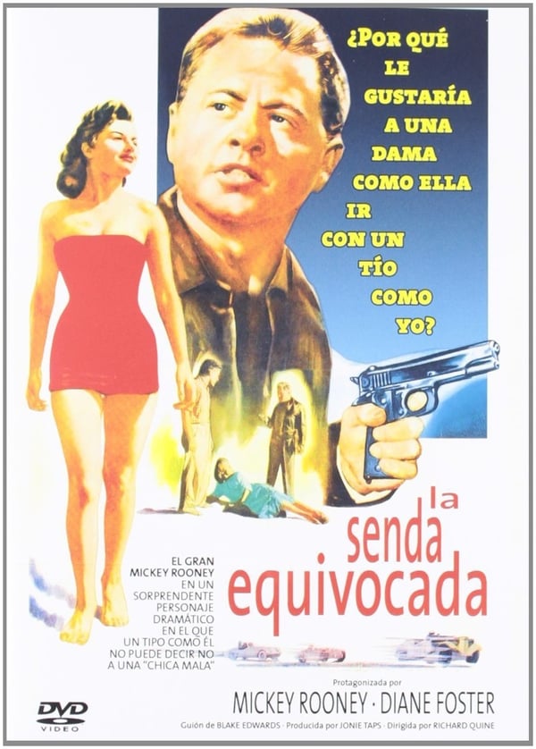 Drive a Crooked Road (DVD, 1954) med Mickey Rooney, Dianne Foster Drive a Crooked Road (DVD, 1954) med Mickey Rooney, Dianne Foster