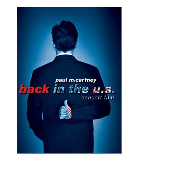 Paul McCartney: Back In The U.S. Koncertfilm (DVD, 2002)