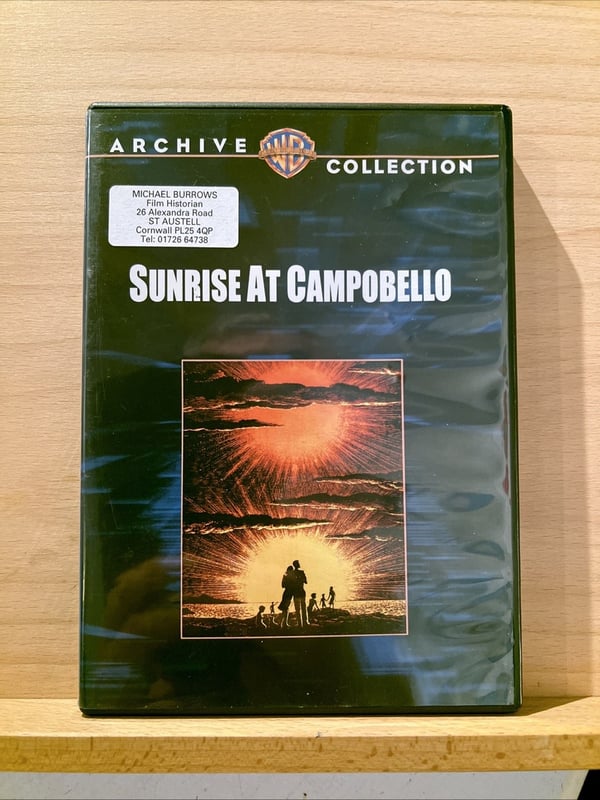 Sunrise at Campobello (1960 DVD)