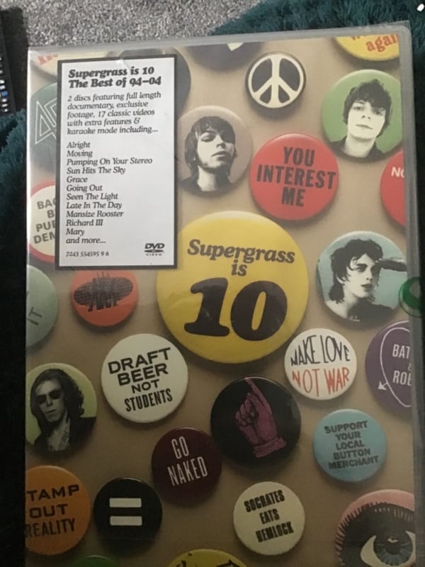 Supergrass - Supergrass Is 10 - The Best Of Supergrass DVD