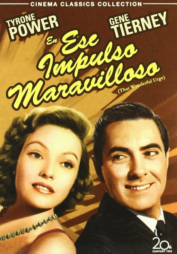 That Wonderful Urge: Tyrone Power, Gene Tierney (1948) DVD