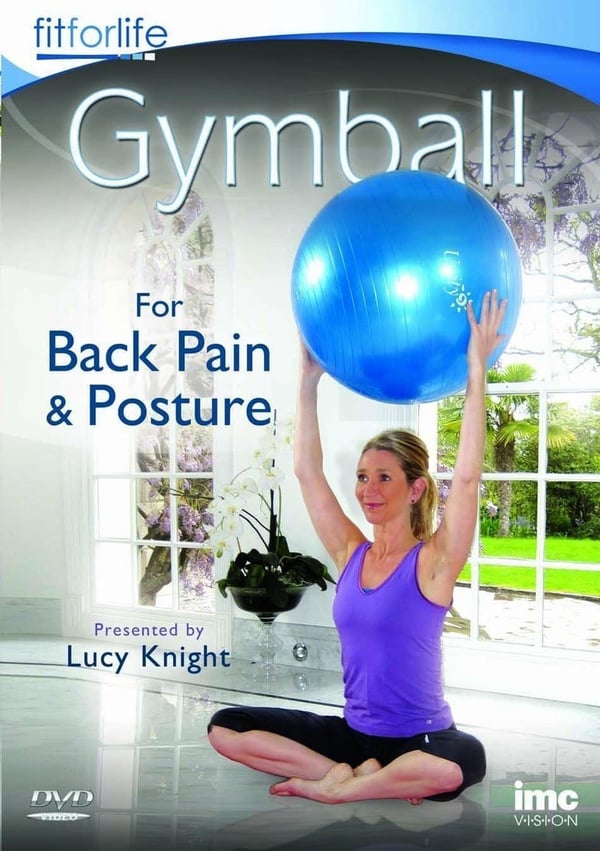 Gymball for ryggsmerter & holdning - Lucy Knight - Fit for Life Series DVD