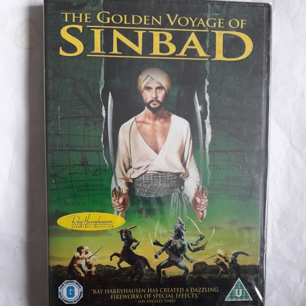 Golden Voyage of Sinbad (1973) DVD med Ekstramateriell