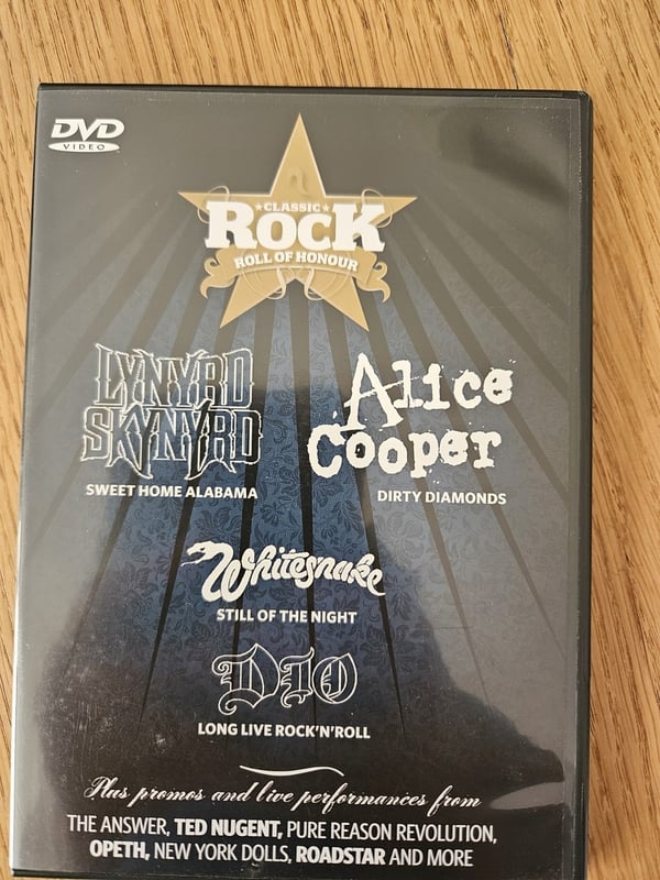 Classic Rock Roll Of Honour: Lynyrd Skynyrd, Alice Cooper, Whitesnake DVD