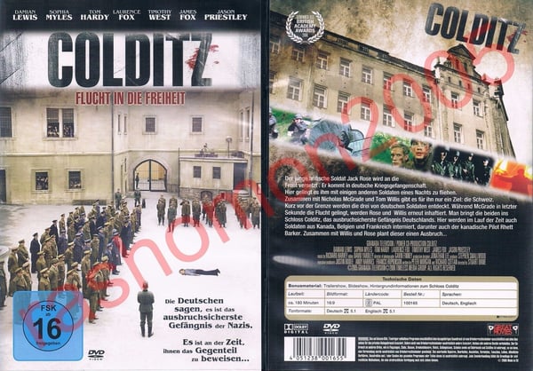 Colditz DVD med Damian Lewis, Sophia Myles, Tom Hardy