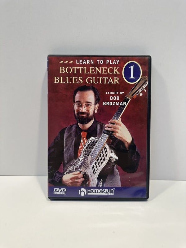 Lær å spille Bottleneck Blues Guitar 1 – Bob Brozman (DVD, 2004)